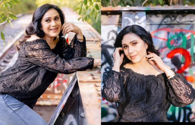 मीनाक्षी शेषाद्रि ने अमेरिका के डलास में कराया फोटोशूट