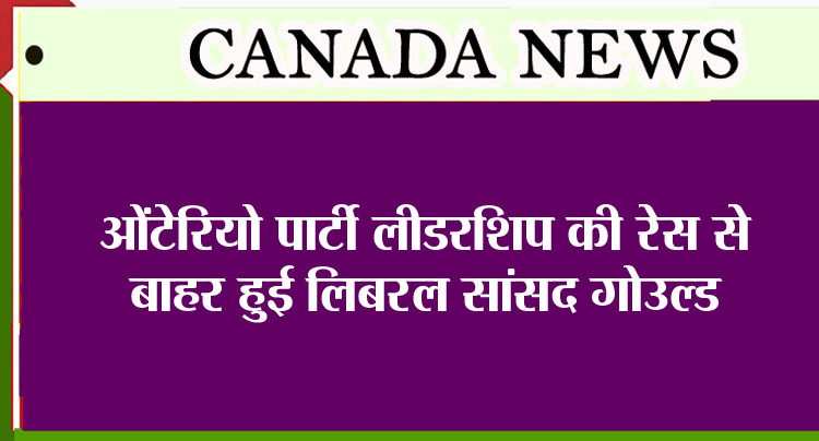 Liberal MP Gould drops out of Ontario party leadership race