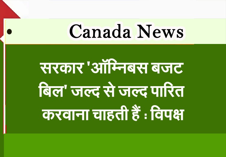 Government wants to pass Omnibus Budget Bill as soon as possible: Opposition